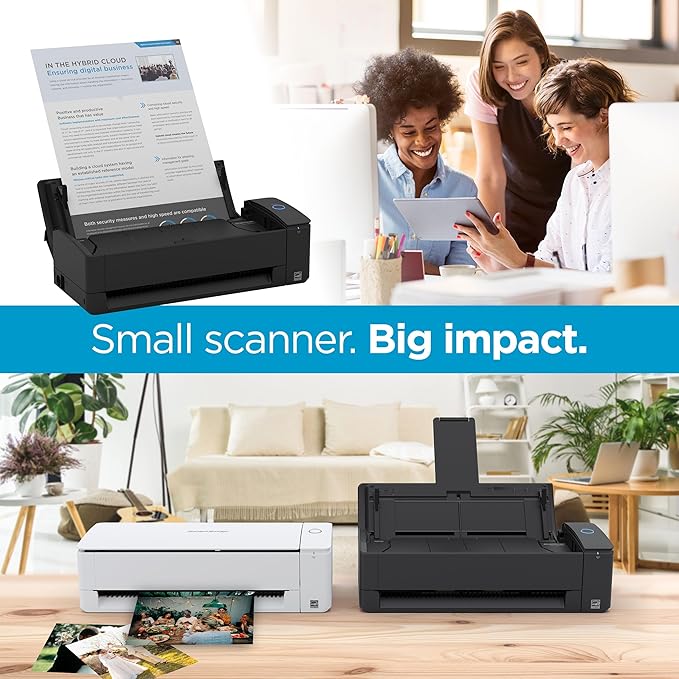 ScanSnap iX1300 Compact Wireless or USB Double-Sided Color Document, Photo & - Image 2