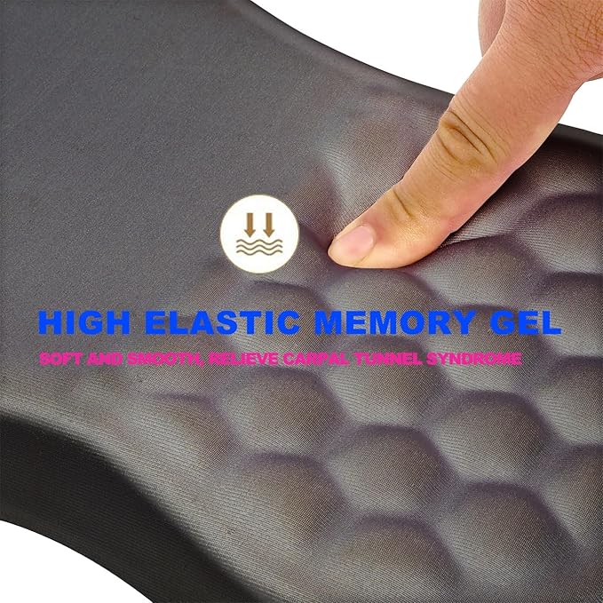 KUOSGM Mouse Pad Wrist Support, Ergonomic Mouse Pad - Image 3