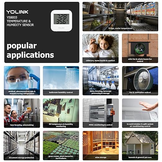 YoLink Smart Wireless Temperature & Humidity Sensor, Wide Temp Range - Image 5