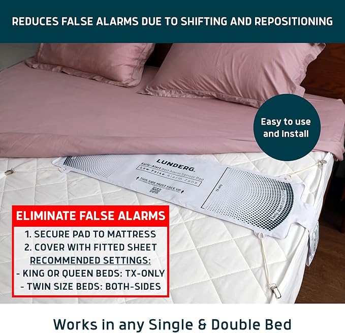 Lunderg Bed Alarm for Elderly Adults & Chair Alarm Set - Image 6