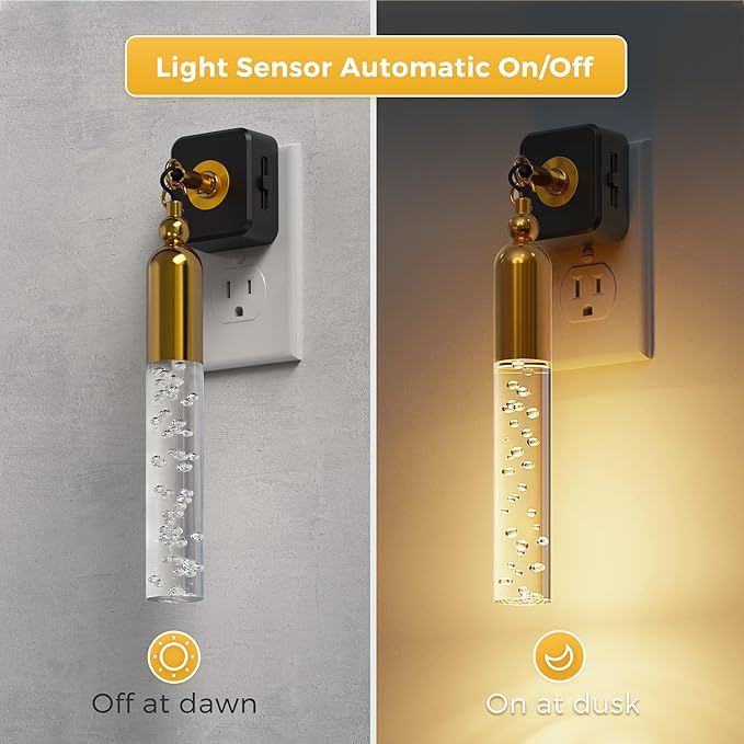 L LOHAS LED Night Lights Plug into Wall, 2 Pack Dimmable Night Light 0-100LM - Image 2