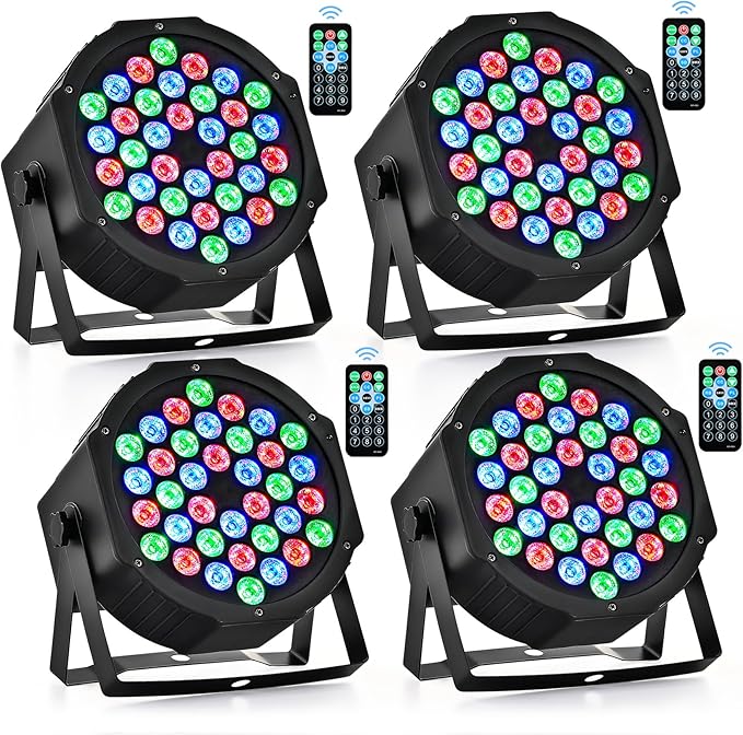 CO-Z 36 LED Stage Lights, RGB Par Lights by CO-Z