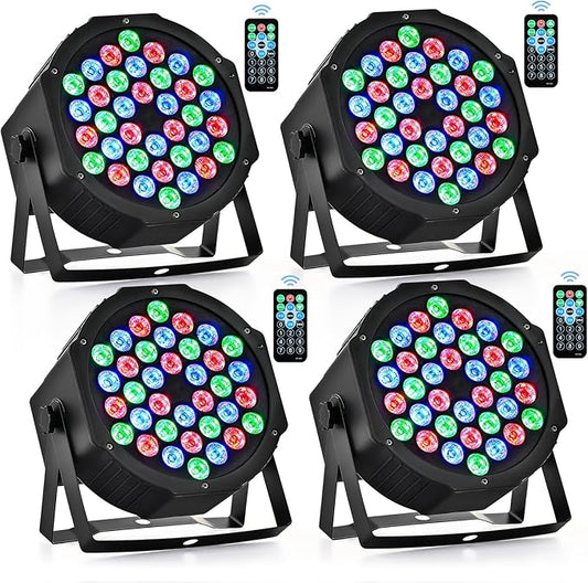 CO-Z 36 LED Stage Lights, RGB Par Lights by CO-Z