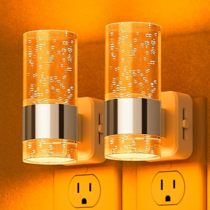 Briignite Night Light, 2 Pack Dimmable Night Lights Plug into Wall, LED Night by WelcometoBriigniteenjoyyourshopping