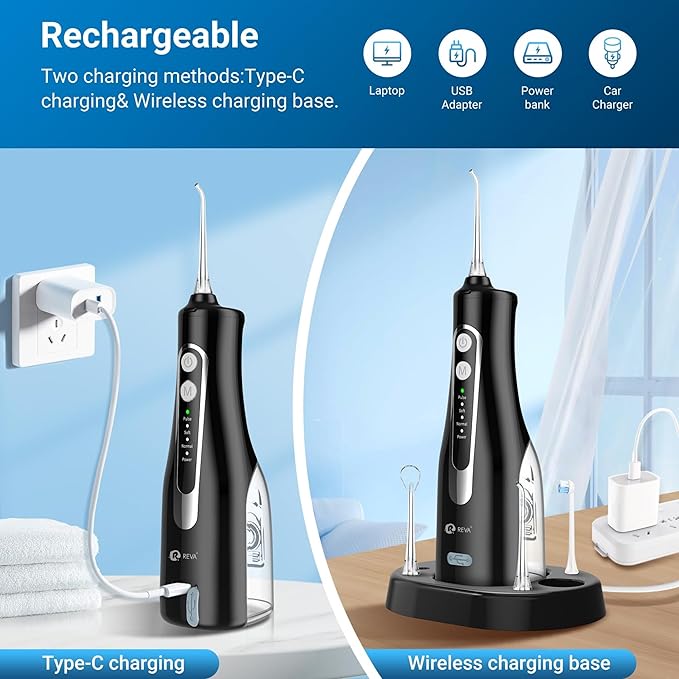 Cordless Oral Irrigator Water Flosser - Image 6