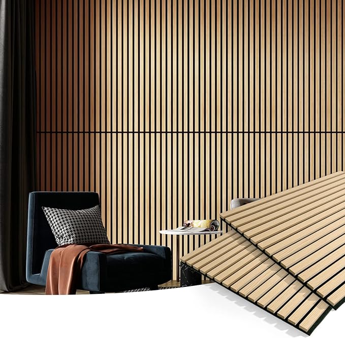 Art3d 2 Wood Slat Acoustic Panels - Image 2