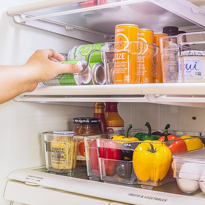 Sorbus Fridge Organizer Bins – Set of 8 Refrigerator Organizers and Storage - Image 9