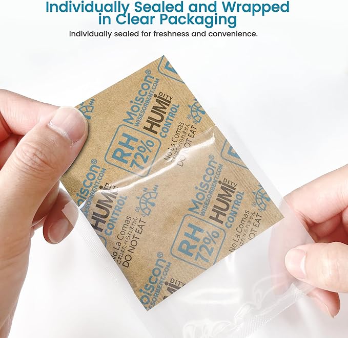 Wisesorb 72% Two-Way Humidity Control Packs- 8 Gram Moisture Absorbers - Image 4
