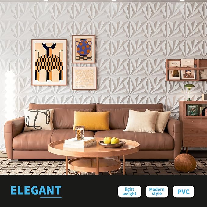 Art3d 20 Pack Decorative 3D Wall Panels, 19 Sq.feet PVC Interior Wall Décor - Image 4