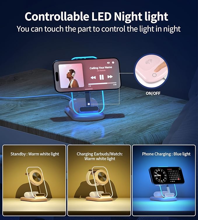 3 in 1 Magnetic Wireless Charging Station - Image 2