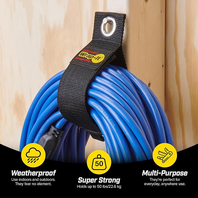 Heavy-Duty Wrap-It Storage Straps, 17-inch - Image 2