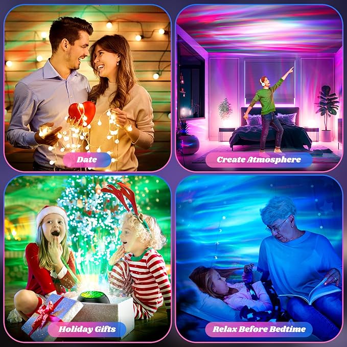 Northern Lights Projector, LED Night Light Aurora Projector - Image 9