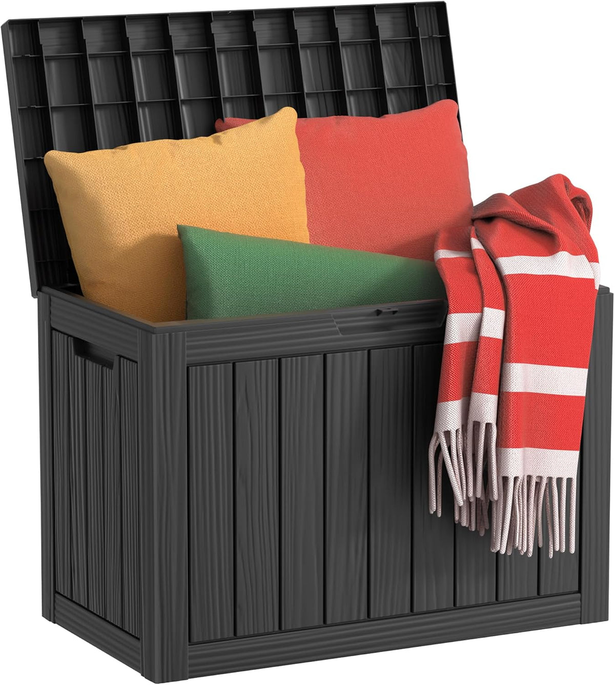45 gallon waterproof resin deck box, uv resistant, main product view