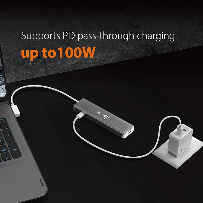 j5create 9 in 1 USB-C Hub-SuperSpeed+Gen 2 Type C Adapter w/Ethernet, - Image 6