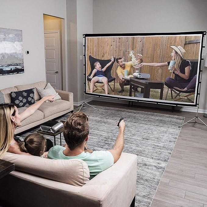 Projector Screen Outdoor, Vamvo Portable Projectors Screen - Image 3