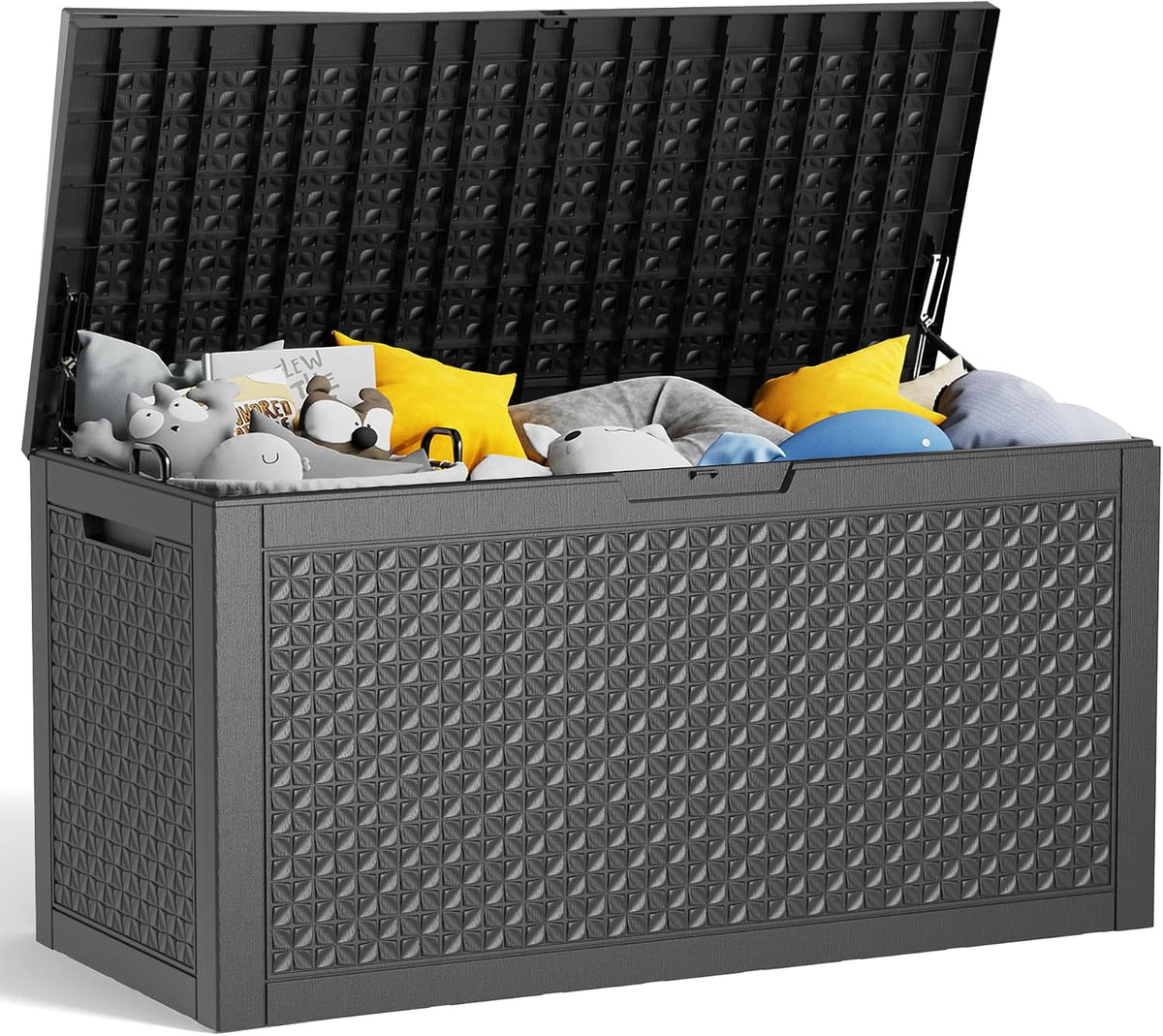 drato 110 gallon outdoor storage box waterproof, large, main product view