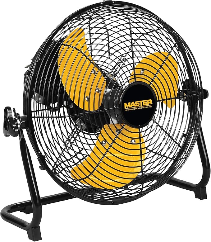 Master Professional 12 inch High Velocity Powerful Direct Drive Steel Floor Fan by MasterPROFESSIONAL