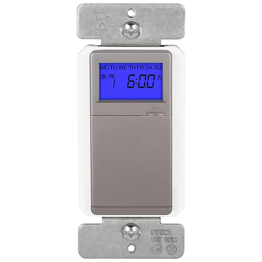 TOPGREENER Digital Astronomic Timer Switch, 7-Day Programmable Sunrise Sunset by TOPGREENER
