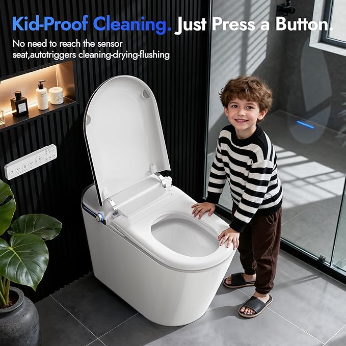 WANSID Elongated Smart Toilet - Image 8