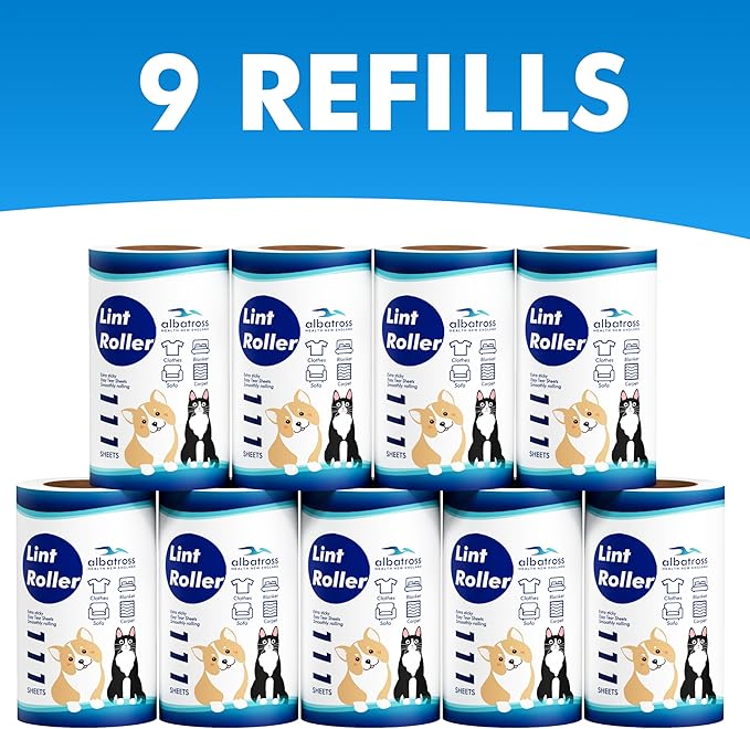 Extra Sticky Lint Roller Refills Only, Mega Value Set 999 Sheets - Image 5