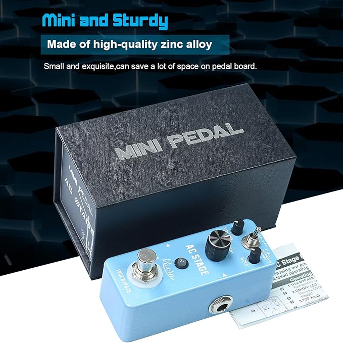 Rowin Acoustic AC Stage Acoustic Guitar Simulator Pedal - Image 4