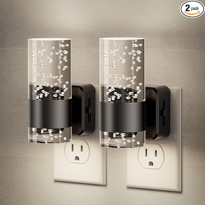 JandCase Night Light, Night Lights Plug into Wall, 2 Pack LED Nightlight by JandCase