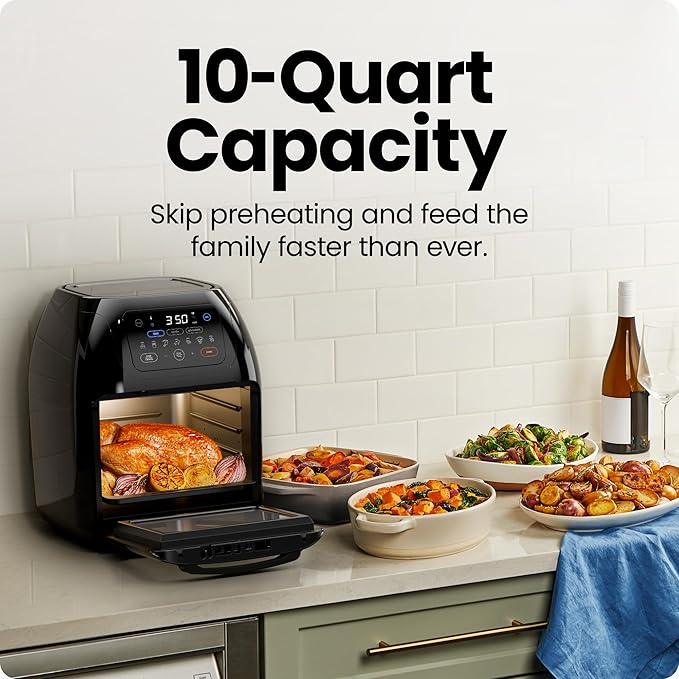 CHEFMAN Multifunctional Digital Air Fryer+ Rotisserie, Dehydrator, Convection - Image 4