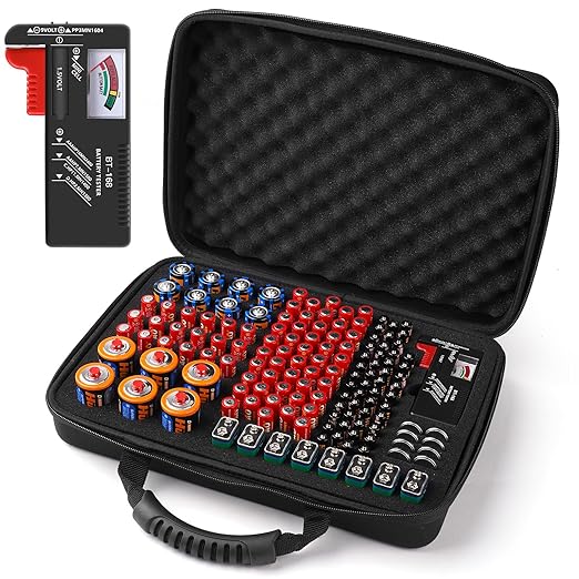 Arkeiliy Battery Organizer, Battery Organizer Storage Case - Image 8