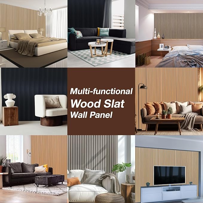 NeatiEase Wood Panels for Wall Color Samples Pack, Soundproof Wood Slat Wall - Image 5