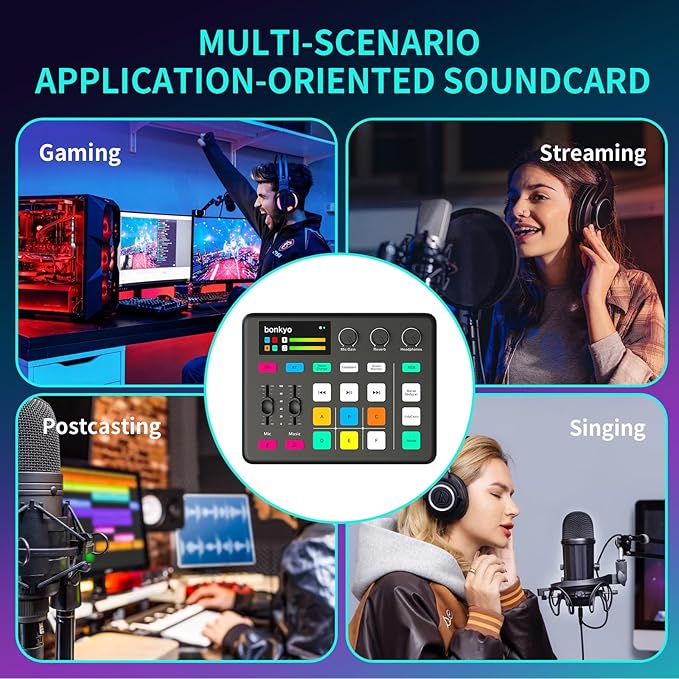 Bonkyo Gaming Audio Mixer & USB Interface - Image 9