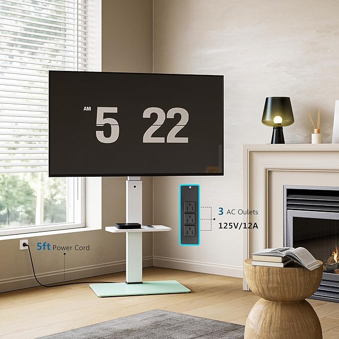 FITUEYES Floor TV Stand for 32-75 inch TV - Image 4