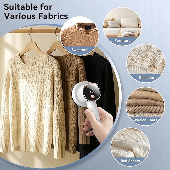 Smyeviva Rechargeable Fabric Shaver - Image 9