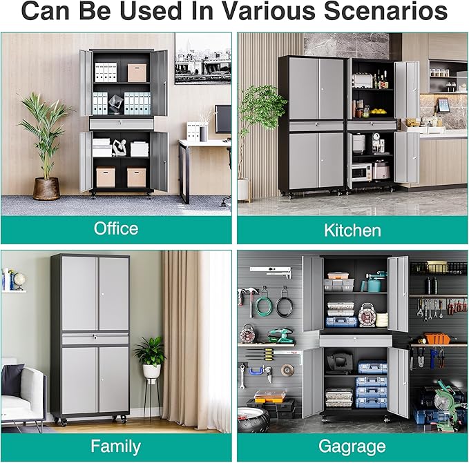 Metal Garage Storage Cabinet - Image 6