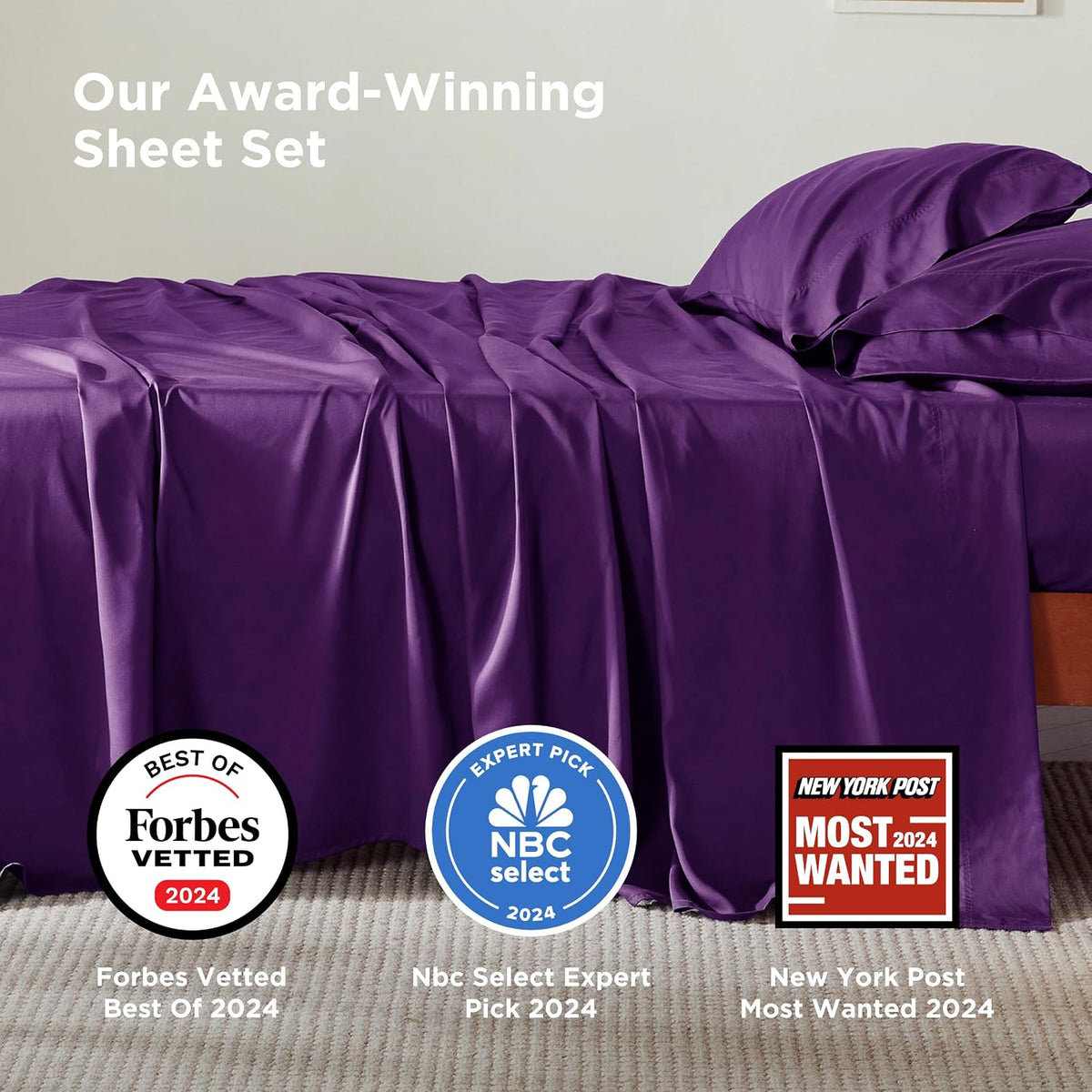 Bedsure California King Sheet Sets, Cooling Sheets