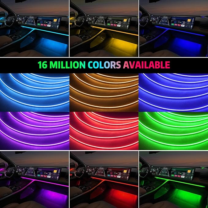 Acrylic Interior Car LED Strip Light - Image 2