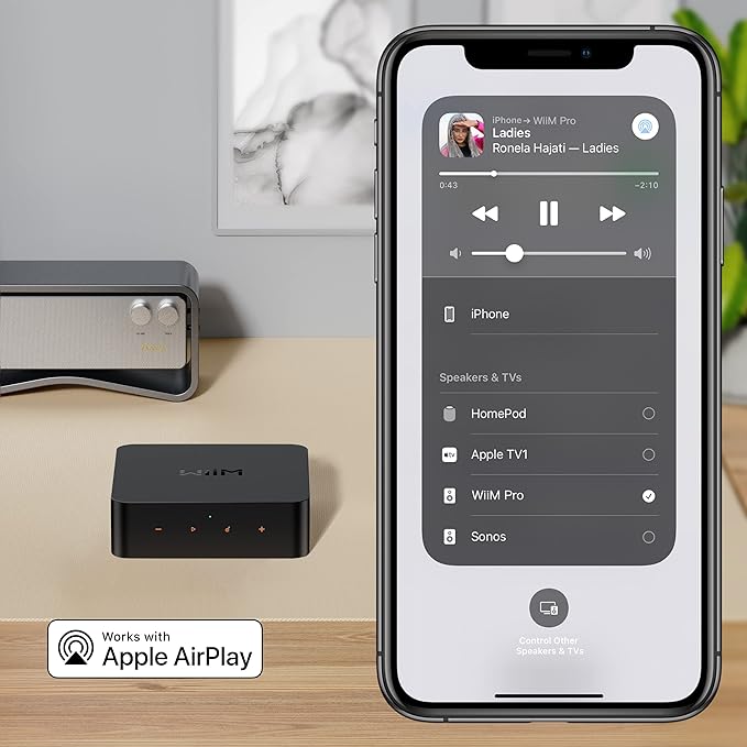 WiiM Pro AirPlay 2 Receiver, Google Cast Audio, WiFi Multiroom Streamer - Image 3