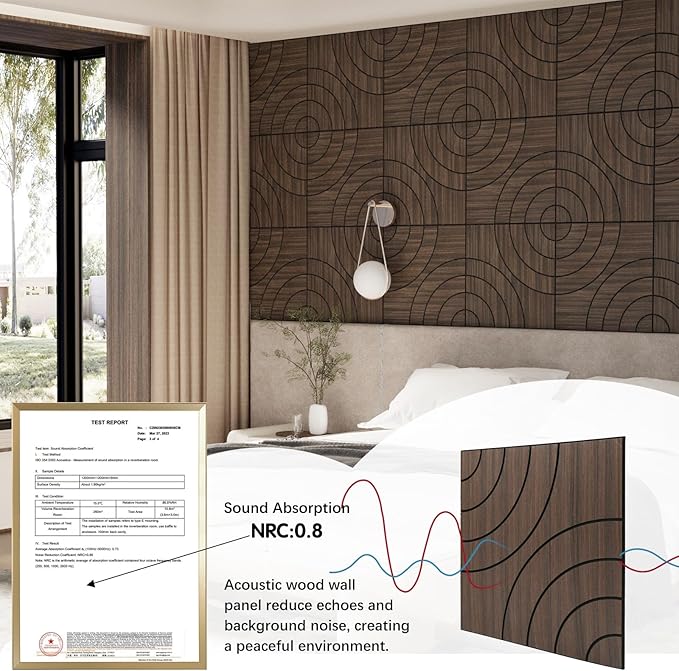 ARMURO 4 Packs Acoustic Wall Panels - Image 2
