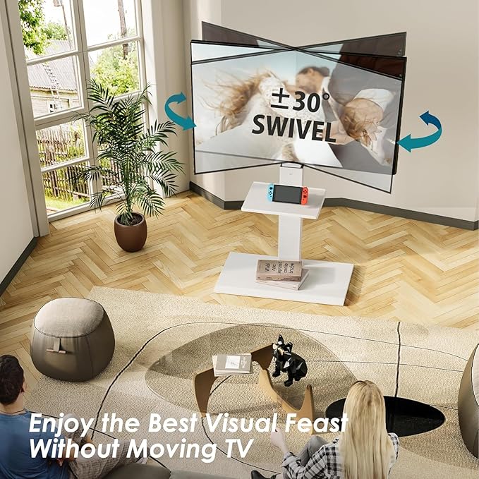 FITUEYES Floor TV Stand with Mount - Image 2