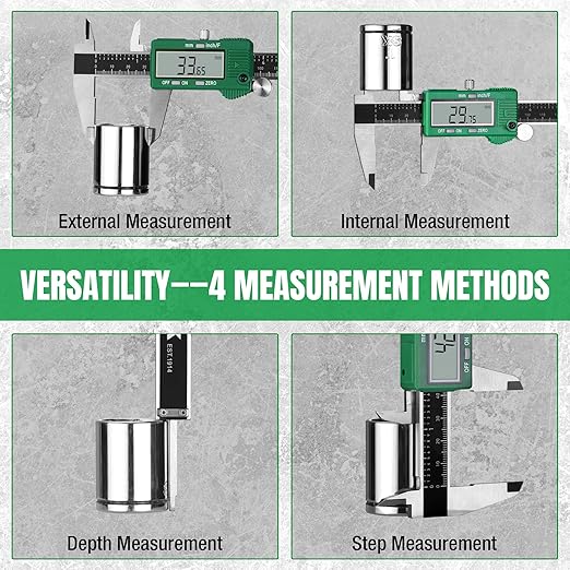SK 6-Inch Digital Calipers, Vernier Caliper - Image 5