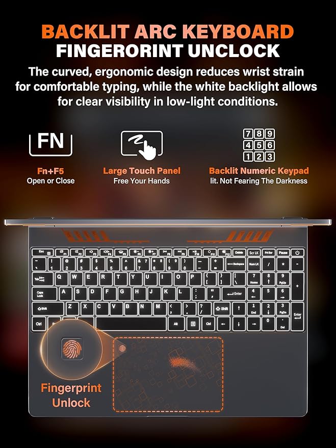 Rumtuk 16" Gaming Laptop Computer - Image 5