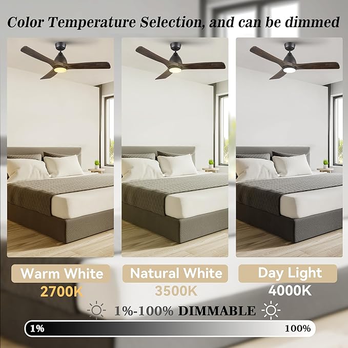 SMAAIR 48" Smart Ceiling Fan - Image 3