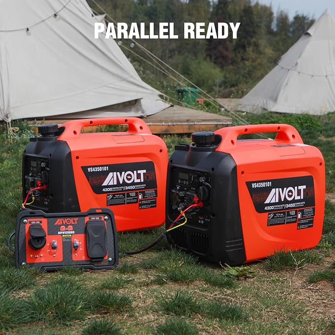 AIVOLT Inverter Generator 4300W Gas Powered Portable Super Quiet Outdoor - Image 8