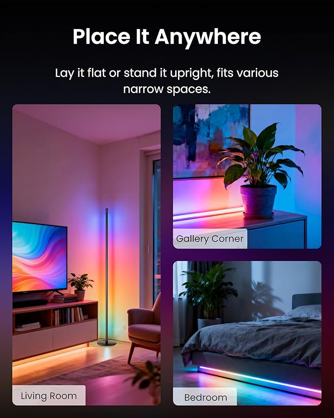 SwitchBot Smart Floor Lamp RGBICWW Voice/App Controlled Works - Image 6