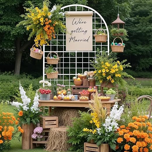 VGMiu Grid Wall Panel 1PCS Display Stand 2.6' x 5.8' FT White Grid Wall Panels - Image 6