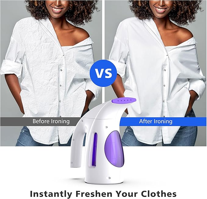 HiLIFE Steamer for Clothes, Portable Handheld Design, 240ml Big Capacity - Image 3