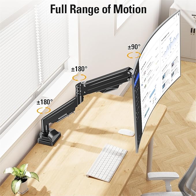 DreamAxis Heavy Duty Single Monitor Arm - Image 5