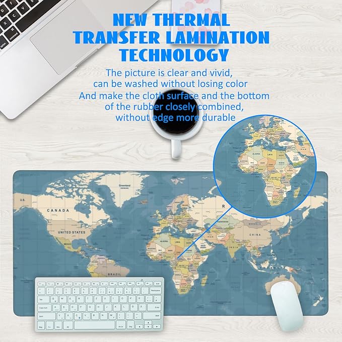 Desk Mat, 35.4"x15.7" Big Mouse Pad - Image 3