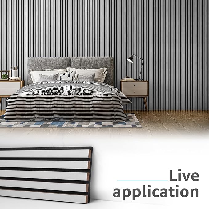 Art3d 4pcs-107 x 8in Slat Acoustic Panel - Image 3