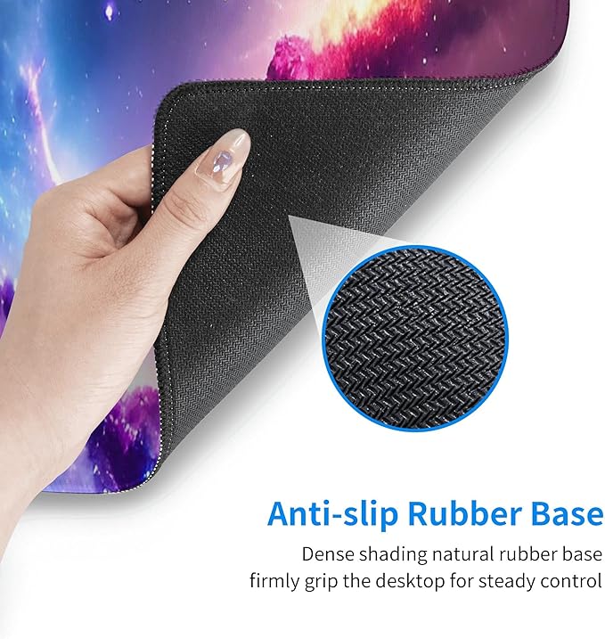 Colorful Night Sky Extended Big Mouse Pad Large, XL Gaming Mouse Pad Desk Pad - Image 6