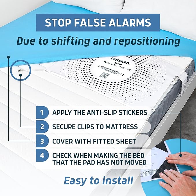 Lunderg Large Bed Alarm for Elderly Adults - Image 6